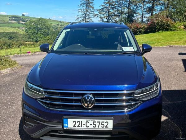 Volkswagen Tiguan Allspace SUV, Diesel, 2022, Blue