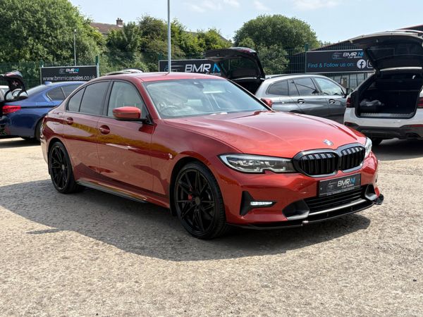 BMW 3-Series Saloon, Petrol Hybrid, 2020, Orange