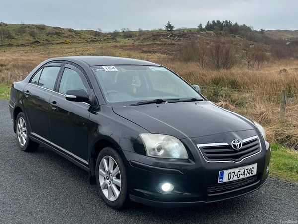 Toyota Avensis Saloon, Petrol, 2007, Black