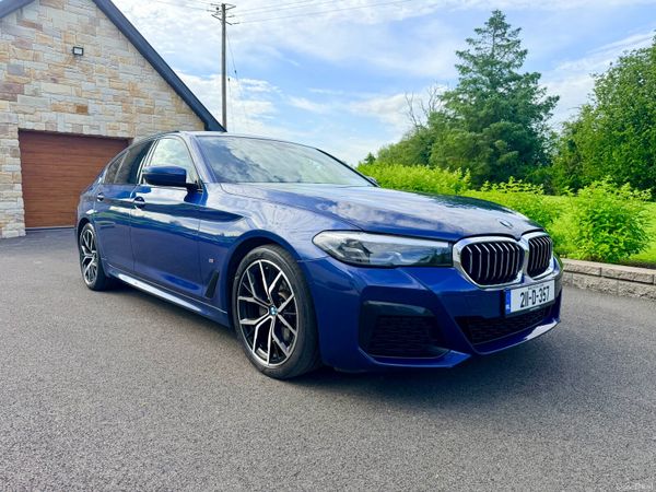 BMW 5-Series Saloon, Diesel, 2021, Blue