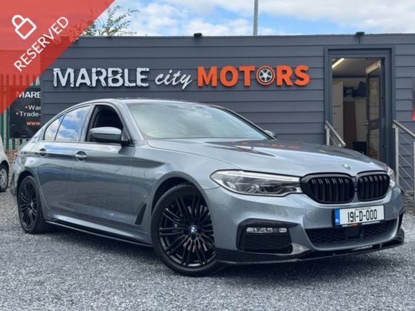 BMW 5-Series Saloon, Petrol Plug-in Hybrid, 2019, Grey