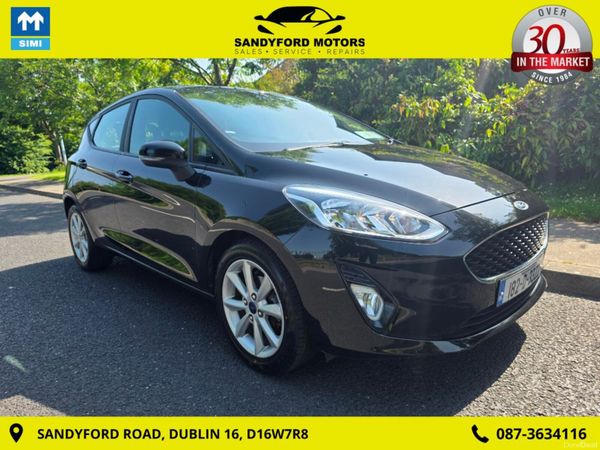Ford Fiesta Hatchback, Petrol, 2018, Black