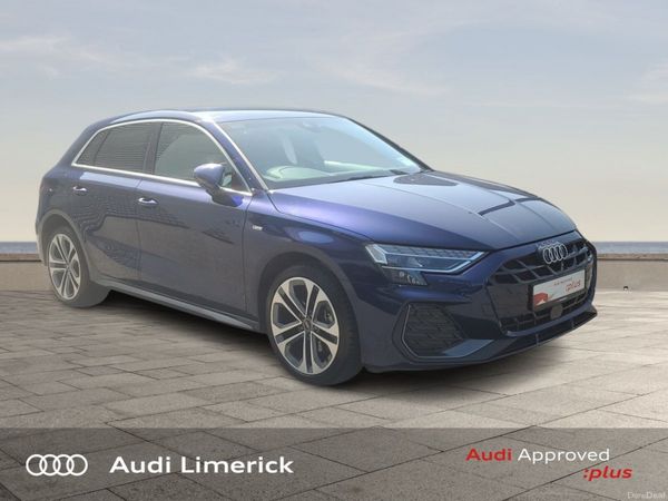 Audi A3 Hatchback, Petrol Plug-in Hybrid, 2025, Blue