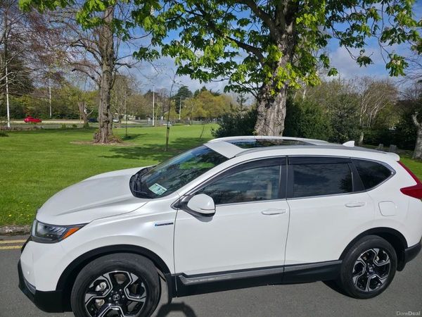Honda CR-V SUV, Petrol Hybrid, 2019, White