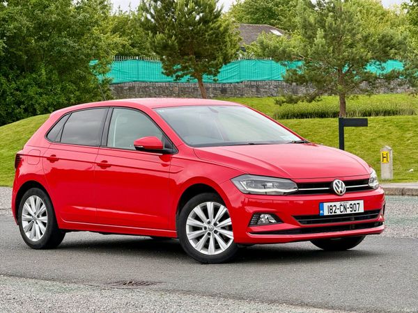 Volkswagen Polo Hatchback, Petrol, 2018, Red