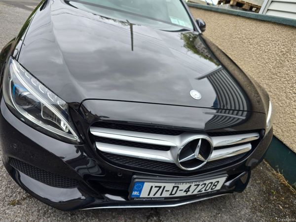 Mercedes-Benz C-Class Saloon, Petrol Plug-in Hybrid, 2017, Black