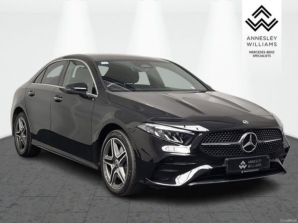 Mercedes-Benz A-Class Saloon, Petrol Plug-in Hybrid, 2023, Black