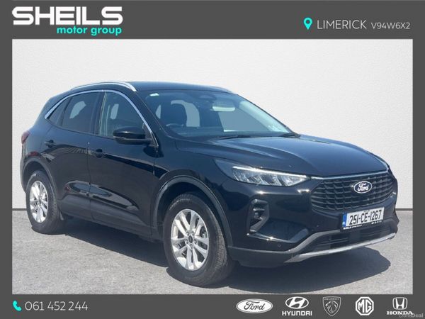 Ford Kuga SUV, Petrol Plug-in Hybrid, 2025, Black
