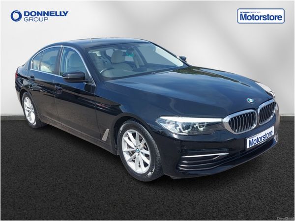BMW 5-Series Saloon, Diesel, 2019, Black