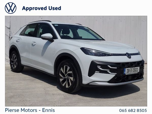 Volkswagen T-Roc SUV, Petrol, 2026, White