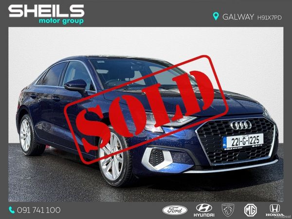 Audi A3 Saloon, Petrol, 2022, Blue