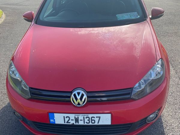 Volkswagen Golf Hatchback, Diesel, 2012, Red