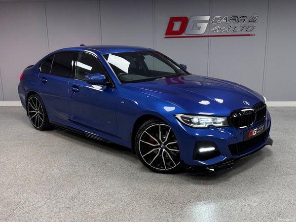 BMW 3-Series Saloon, Petrol Hybrid, 2021, Blue