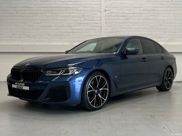 BMW 5-Series Saloon, Diesel, 2022, Blue