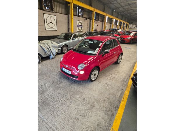 Fiat 500 Hatchback, Petrol, 2015, Red