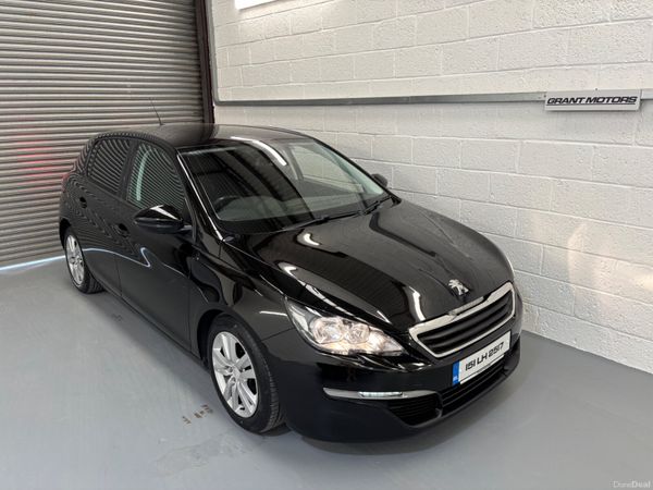 Peugeot 308 Hatchback, Diesel, 2015, Black