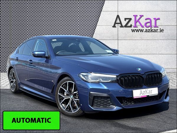 BMW 5-Series Saloon, Diesel, 2022, Blue