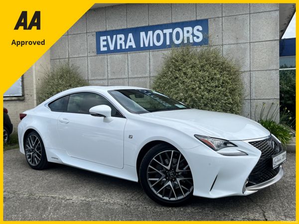 Lexus RC Coupe, Petrol Hybrid, 2016, White
