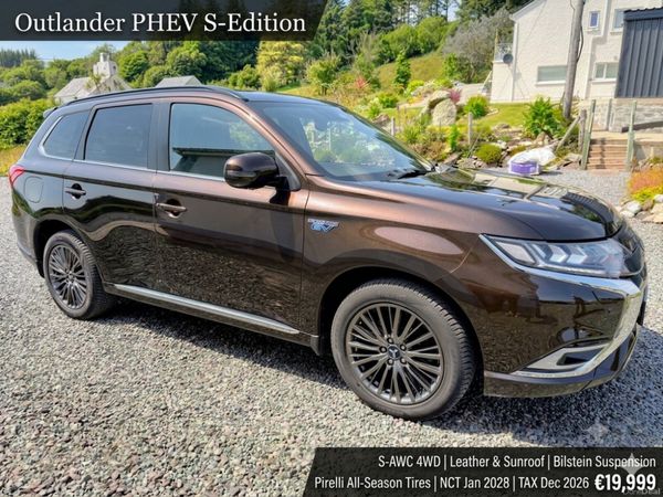 Mitsubishi Outlander SUV, Petrol Plug-in Hybrid, 2020, Black
