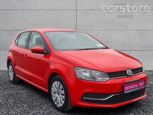 Volkswagen Polo Hatchback, Petrol, 2017, Red