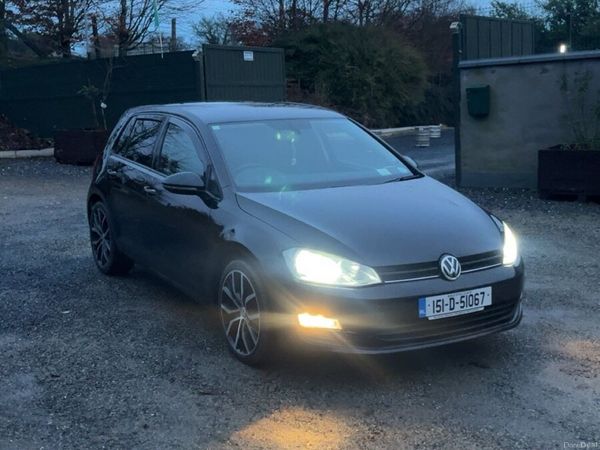 Volkswagen Golf Hatchback, Diesel, 2015, Black