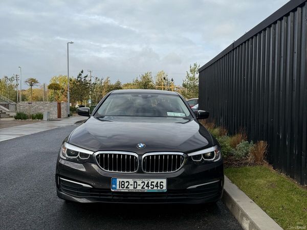 BMW 5-Series Saloon, Petrol Plug-in Hybrid, 2018, Brown