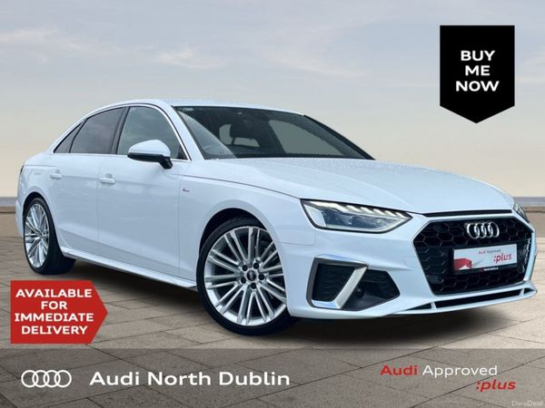 Audi A4 Saloon, Diesel, 2021, White