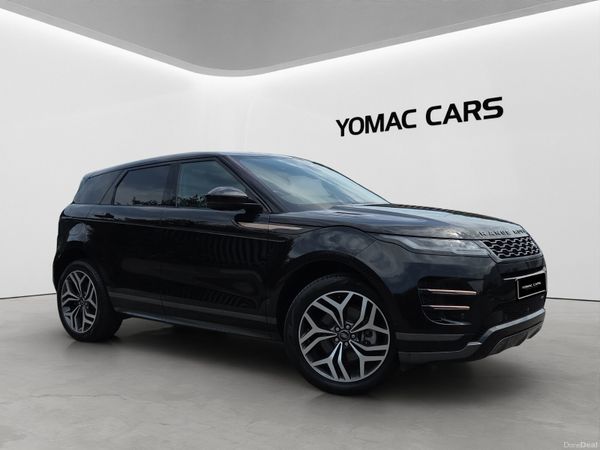 Land Rover Range Rover Evoque SUV, Petrol Hybrid, 2022, Black