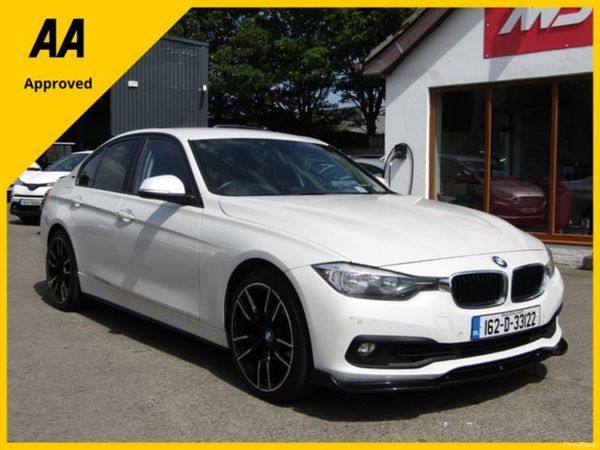 BMW 3-Series Saloon, Petrol Plug-in Hybrid, 2016, White
