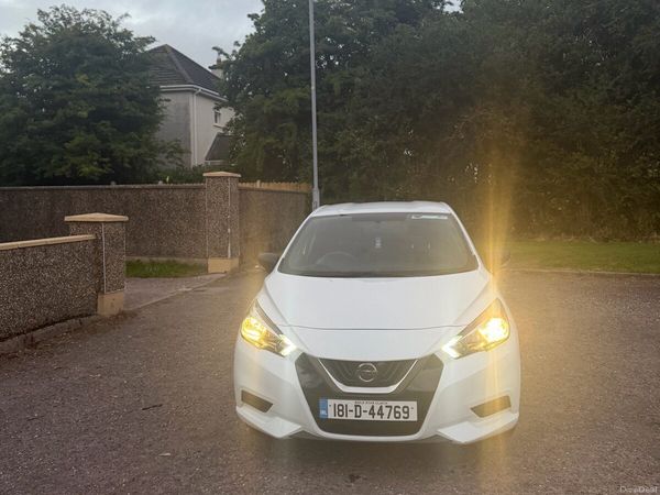 Nissan Micra Hatchback, Petrol, 2018, White