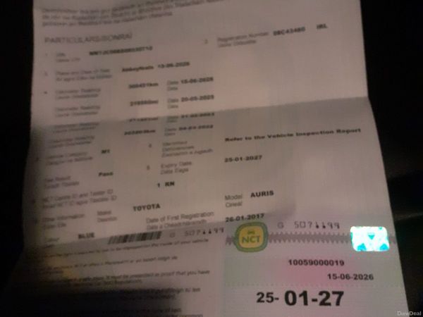 Toyota Auris Hatchback, Diesel, 2008, Blue