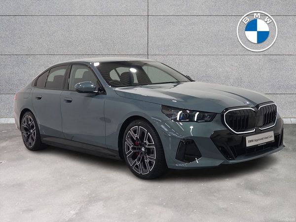 BMW 5-Series Saloon, Petrol Plug-in Hybrid, 2025, Green
