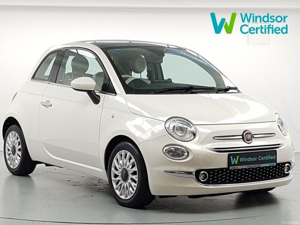 Fiat 500 Hatchback, Petrol, 2019, White