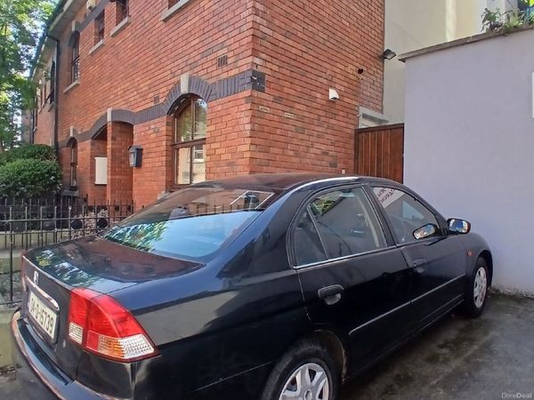 Honda Civic Saloon, Petrol, 2004, Black