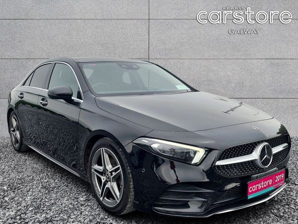 Mercedes-Benz A-Class Saloon, Petrol, 2019, Black