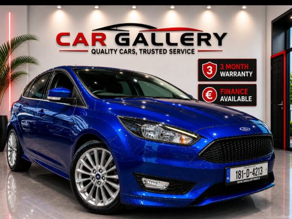 Ford Focus Hatchback, Diesel, 2018, Blue