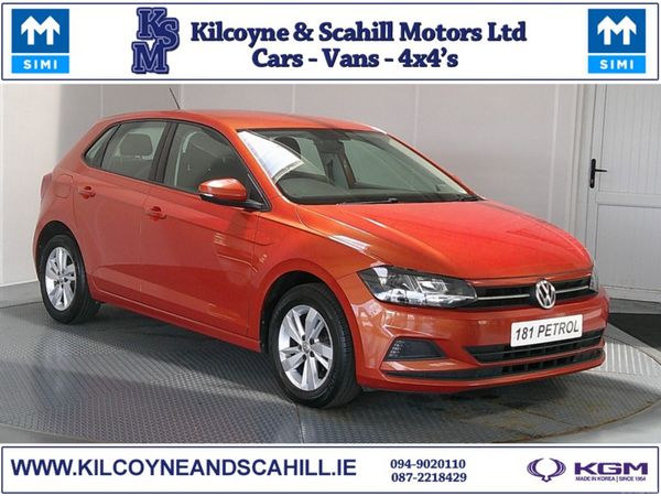 Volkswagen Polo Hatchback, Petrol, 2018, Orange