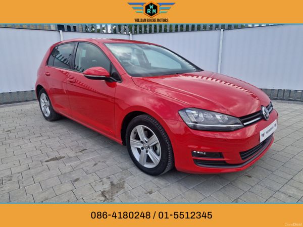 Volkswagen Golf Hatchback, Petrol, 2013, Red