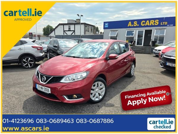 Nissan Pulsar Hatchback, Petrol, 2017, Red
