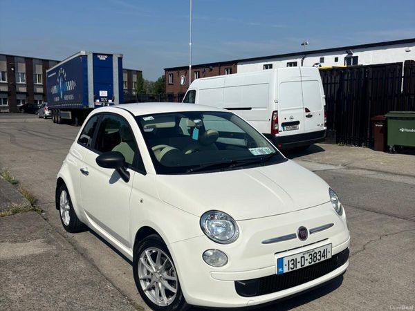 Fiat 500 Hatchback, Petrol, 2013, White