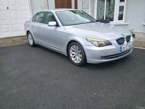 BMW 5-Series Saloon, Diesel, 2008, Silver