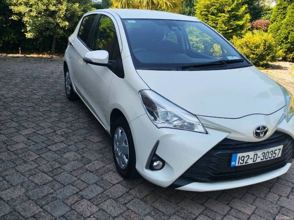 Toyota Vitz Hatchback, Petrol, 2019, White