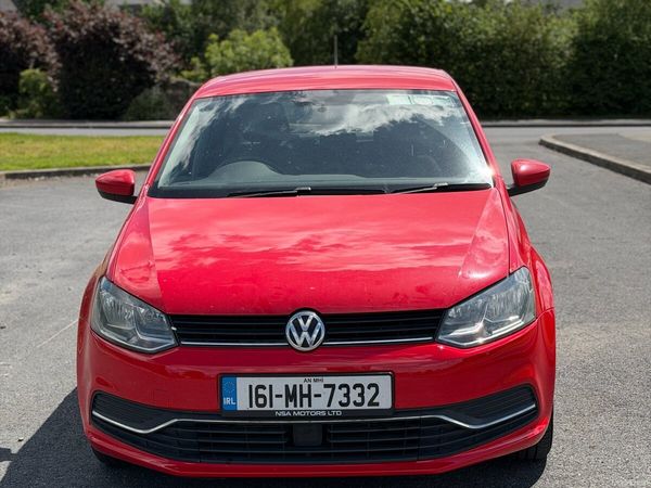 Volkswagen Polo Hatchback, Petrol, 2016, Red
