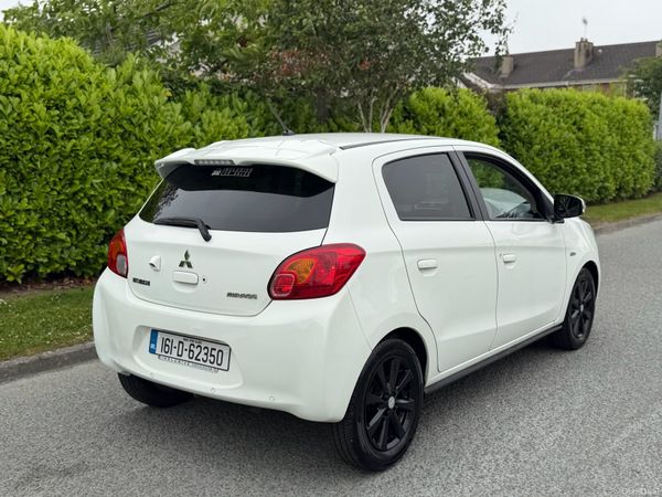 Mitsubishi Mirage Hatchback, Petrol, 2016, White