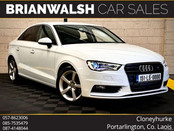 Audi A3 Saloon, Petrol, 2015, White