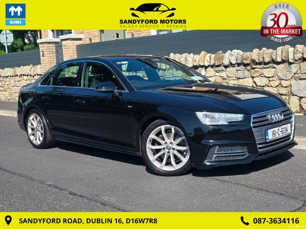 Audi A4 Saloon, Diesel, 2016, Black
