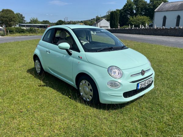 Fiat 500 Hatchback, Petrol, 2021, Green