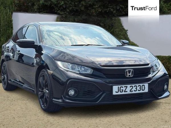 Honda Civic Hatchback, Petrol, 2018, Black