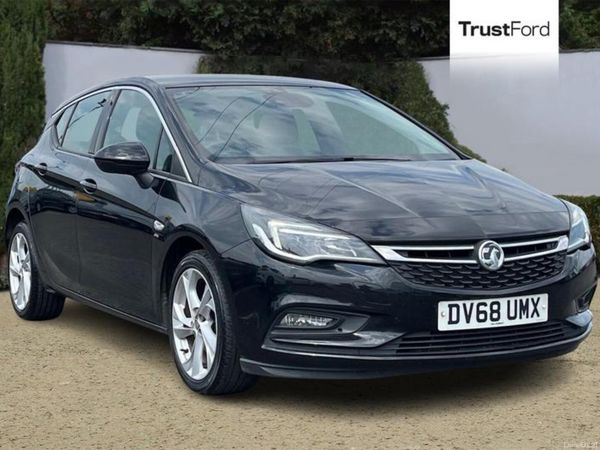 Vauxhall Astra Hatchback, Petrol, 2018, Black