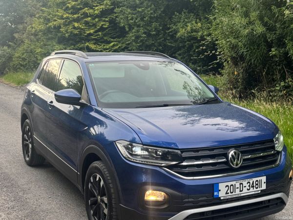 Volkswagen T-Cross SUV, Petrol, 2020, Blue